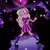 Size: 1024x1024 | Tagged: safe, artist:radiantrealm, lemon zest, equestria girls, friendship games, g4, bowtie, clothes, crystal prep academy, crystal prep academy uniform, crystal prep shadowbolts, cute, dancing, disco ball, eyes closed, female, fist, headphones, plaid skirt, pleated skirt, rave, school uniform, shoes, show accurate, skirt, socks, solo