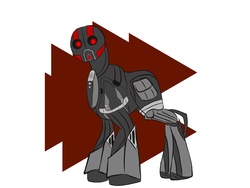 Size: 2048x1536 | Tagged: safe, artist:will.p, pony, grineer, grineer manic, ponified, solo, warframe