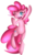 Size: 900x1350 | Tagged: safe, artist:avizo-23, pinkie pie, earth pony, pony, g4, belly button, bipedal, female, simple background, solo