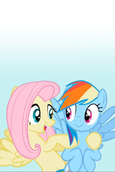 Size: 640x960 | Tagged: safe, screencap, fluttershy, rainbow dash, g4, may the best pet win
