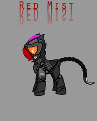 Size: 600x750 | Tagged: safe, artist:salted pingas, oc, oc only, oc:red mist, fallout equestria, fallout equestria: sweet child of mine, armor, enclave, enclave armor, grand pegasus enclave, male, power armor, solo, vector