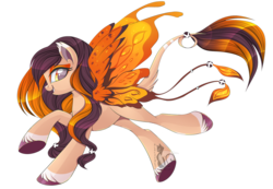 Size: 1500x1038 | Tagged: safe, artist:blackfreya, oc, oc only, fairy, original species, simple background, solo, transparent background