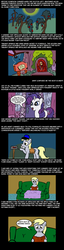 Size: 1014x3980 | Tagged: safe, artist:flashnfuse, derpy hooves, rarity, pegasus, pony, comic:the stolen rainboom, g4, female, flim flam fields, golden oaks library, mailbag, mare, sweet apple acres