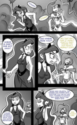 Size: 800x1300 | Tagged: safe, artist:tigerdehavilland, princess celestia, princess luna, human, g4, humanized, smokescreen, tumblr comic