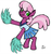 Size: 469x500 | Tagged: safe, artist:howlsinthedistance, cheerilee, earth pony, pony, g4, cheerileeder, cheerleader, clothes, female, pom pom, skirt, solo