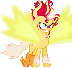 Size: 1700x1600 | Tagged: safe, artist:daringashia, sunset shimmer, pony, equestria girls, g4, my little pony equestria girls: friendship games, daydream shimmer, female, solo