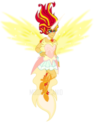 Size: 766x1000 | Tagged: safe, artist:moonlitcanid, sunset shimmer, equestria girls, g4, my little pony equestria girls: friendship games, daydream shimmer, female, solo