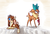 Size: 1250x850 | Tagged: safe, artist:heir-of-rick, arizona (tfh), velvet (tfh), cow, deer, reindeer, them's fightin' herds, bandage, bandana, cloven hooves, community related, female, ice pack, injured, story in the comments