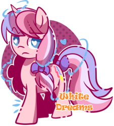 Size: 800x884 | Tagged: safe, artist:xwhitedreamsx, oc, oc only, oc:nora ribbon, simple background, solo, transparent background