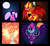 Size: 4920x4536 | Tagged: safe, artist:purfectprincessgirl, sci-twi, sunset shimmer, twilight sparkle, equestria girls, g4, my little pony equestria girls, my little pony equestria girls: friendship games, absurd resolution, blood moon, daydream shimmer, history repeats itself, irony, midnight sparkle, midnightsatan, moon, ponied up, role reversal, sunset satan, twilight sparkle (alicorn)