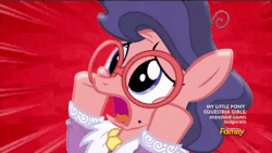 Size: 800x450 | Tagged: safe, screencap, charity kindheart, raspberry beret, g4, made in manehattan, animated, method mares, play, screaming