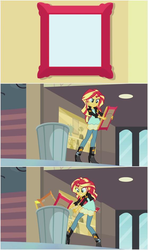 Size: 558x941 | Tagged: safe, artist:dannydsi3d, sunset shimmer, equestria girls, g4, my past is not today, blank, template
