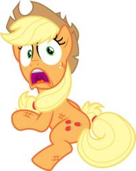 Size: 4768x6000 | Tagged: safe, artist:aethon056, applejack, g4, made in manehattan, .svg available, absurd resolution, applejack's damaged hat, cowboy hat, female, hat, inkscape, open mouth, request, simple background, solo, stetson, transparent background, uvula, vector