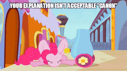 Size: 540x302 | Tagged: safe, screencap, pinkie pie, g4, the crystal empire, animated, canon, confetti, female, image macro, meme, party cannon, reaction image, streamers, train station
