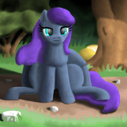 Size: 1024x1024 | Tagged: safe, artist:platinumdrop, oc, oc only, oc:emerald bolt, pegasus, pony, female, mare, solo