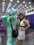 Size: 1608x2144 | Tagged: safe, artist:mystia, lyra heartstrings, human, bronycon, bronycon 2015, g4, clothes, cosplay, costume, dress, fursuit, hand on hip, irl, irl human, kazumi evans, photo, voice actor