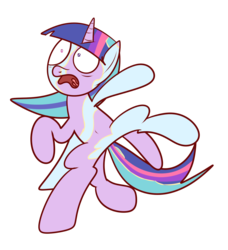 Size: 1231x1351 | Tagged: safe, artist:mr-degration, sonata dusk, twilight sparkle, g4, fusion, simple background, transparent background, we have become one, what has science done
