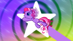 Size: 1264x711 | Tagged: safe, starsong, g3, g3.5, female, flying, pmv, solo, spiral, stars, trail, youtube link