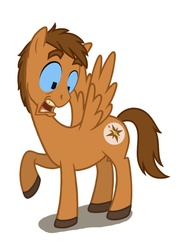 Size: 666x900 | Tagged: safe, artist:earthgwee, pony, b.e.n., disney, ponified, simple background, solo, treasure planet, white background