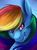 Size: 1024x1371 | Tagged: safe, artist:oblivionheart13, rainbow dash, g4, female, portrait, solo