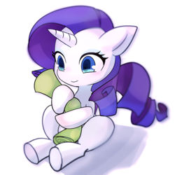 Size: 600x600 | Tagged: safe, artist:youhoujou, rarity, pony, unicorn, g4, female, solo