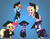 Size: 3300x2550 | Tagged: safe, artist:lifesharbinger, applejack, fluttershy, pinkie pie, rainbow dash, rarity, twilight sparkle, alicorn, earth pony, pegasus, pony, unicorn, g4, cap, clothes, dress, female, graduation, graduation cap, group, hat, high res, mane six, mare, twilight sparkle (alicorn)