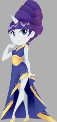 Size: 1446x3100 | Tagged: safe, artist:yuuabyss, rarity, human, g4, alternate hairstyle, clothes, dress, female, high heels, humanized, side slit, skirt, solo