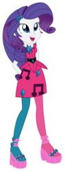 Size: 3000x7890 | Tagged: safe, artist:mixiepie, rarity, equestria girls, g4, my little pony equestria girls: rainbow rocks, absurd resolution, clothes, cute, female, long hair, looking up, open mouth, rainbow rocks outfit, simple background, solo, transparent background, vector