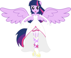 Size: 10228x8280 | Tagged: dead source, safe, artist:birdalliance, twilight sparkle, angel, equestria girls, g4, absurd resolution, bare shoulders, beautiful, clothes, dress, evening gloves, female, fishnet stockings, gloves, high heel boots, simple background, sleeveless, solo, strapless, transparent background, twilight sparkle (alicorn), vector