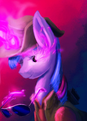 Size: 500x700 | Tagged: safe, artist:g-haze, twilight sparkle, g4, female, magic, parody, sniper, sniper (tf2), solo, sombra eyes, team fortress 2, telekinesis, twilight sniper