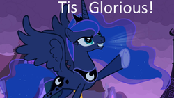 Size: 320x180 | Tagged: safe, artist:thegreateater, princess luna, g4, female, picture for breezies, solo