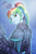 Size: 400x600 | Tagged: safe, artist:ngrycritic, rainbow dash, equestria girls, g4, female, ghost (starcraft), solo, starcraft, style emulation, uotapo-ish