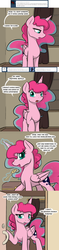 Size: 1000x4216 | Tagged: safe, artist:theparagon, princess luna, alicorn, pony, hunted luna, g4, colored pupils, comic, ethereal mane, female, mare, offscreen character, partial transformation, pinkluna, pov, princess moonpie, solo, speech bubble, tumblr