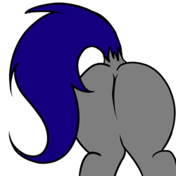 Size: 1000x1000 | Tagged: safe, artist:chrysalis-army, oc, oc only, oc:night air, pony, butt, butt only, dock, male, plot, solo, stallion