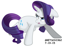 Size: 5416x3952 | Tagged: safe, artist:gretsch1962, rarity, g4, angry, female, simple background, solo, transparent background, vector