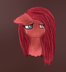 Size: 600x659 | Tagged: safe, artist:pinkiejay, pinkie pie, g4, crying, female, pinkamena diane pie, solo