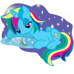 Size: 3000x3000 | Tagged: safe, artist:sunley, moonstone, pony, unicorn, g1, g4, female, g1 to g4, generation leap, lidded eyes, mare, moon, simple background, solo, transparent background