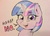 Size: 2500x1801 | Tagged: safe, artist:captainpudgemuffin, twilight sparkle, pony, unicorn, g4, alternate hairstyle, female, fluffy, haha no, looking at you, no, open mouth, reaction image, short mane, smiling, solo, traditional art