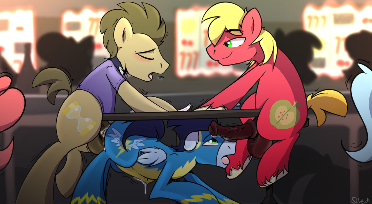 explicit, artist:sidekick, big macintosh, doctor whooves, soarin&39;, ...