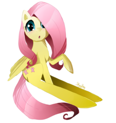 Size: 900x956 | Tagged: safe, artist:skyeypony, fluttershy, g4, :o, blushing, female, hair over one eye, long legs, looking at you, raised hoof, simple background, sitting, solo, transparent background