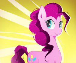 Size: 600x499 | Tagged: safe, artist:skyeypony, pinkie pie, g4, female, smiling, solo