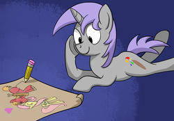 Size: 1255x873 | Tagged: safe, artist:avastindy, big macintosh, fluttershy, oc, oc:spark brush, earth pony, pony, twilight sparkle's secret shipfic folder, g4, card, male, ship:fluttermac, shipping, stallion, straight