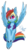 Size: 367x650 | Tagged: dead source, safe, artist:dynamo-deepblue, artist:xenon, rainbow dash, g4, female, solo, spread wings, unshorn fetlocks