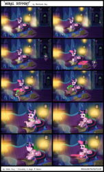 Size: 1870x3067 | Tagged: safe, artist:dsana, spike, twilight sparkle, alicorn, pony, g4, comic, couch, cuddling, cute, dsana is trying to murder us, eyes closed, female, frown, hug, magic, mama twilight, mare, nuzzling, paper, prone, reading, smiling, snuggling, spikelove, telekinesis, twilight sparkle (alicorn), wide eyes, wink
