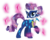 Size: 3500x2776 | Tagged: safe, artist:infinitewarlock, radiance, rarity, g4, my little pony: friendship is magic, power ponies (episode), crystallized, female, high res, power ponies, race swap, rainbow power, simple background, solo, transparent background, vector