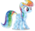 Size: 4108x3696 | Tagged: safe, artist:infinitewarlock, rainbow dash, g4, crystallized, female, race swap, solo