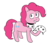 Size: 874x788 | Tagged: safe, artist:yadge, pinkie pie, g4, clothes, female, scarf, solo