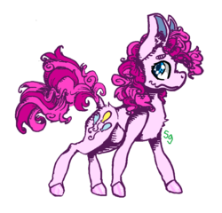 Size: 904x868 | Tagged: safe, artist:snivygirl123, pinkie pie, g4, female, solo