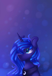 Size: 1325x1917 | Tagged: safe, artist:snowsky-s, princess luna, g4, female, solo