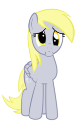 Size: 4942x7804 | Tagged: safe, artist:kuren247, derpy hooves, pegasus, pony, g4, absurd resolution, female, mare, pouting, puppy dog eyes, simple background, solo, transparent background, vector